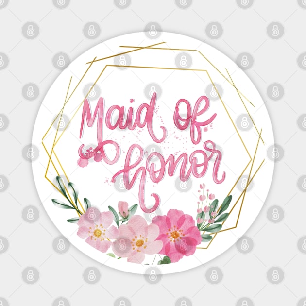 Maid of honor Magnet by PrintAmor